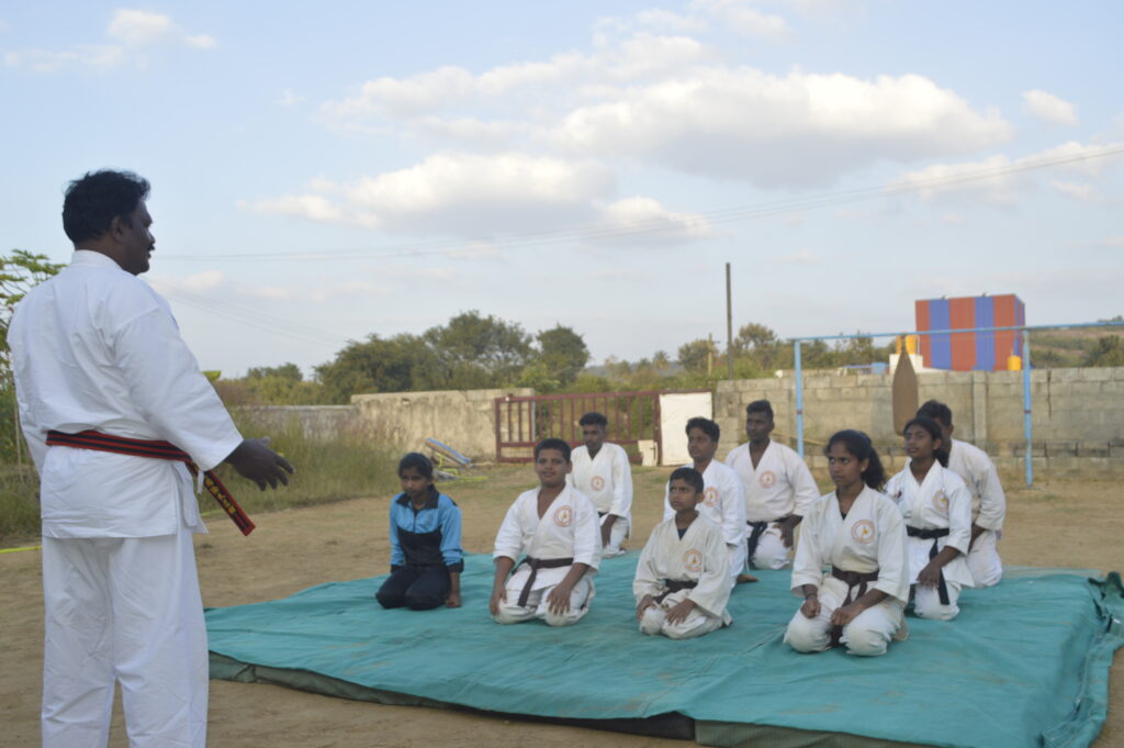 Martial arts Tiger ride